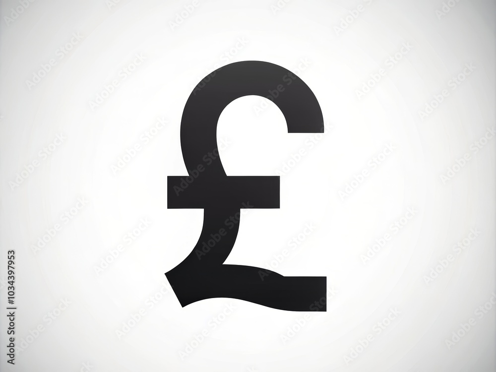 Simple Black Pound Currency Symbol for Graphics Use Simple Black Pound Currency Symbol for Graphics Use