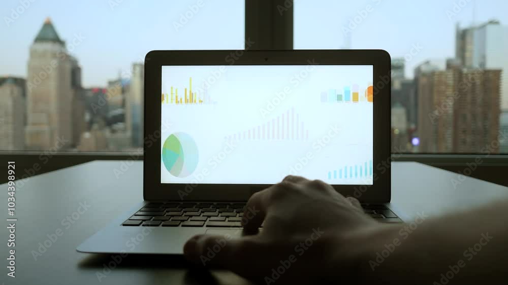 A Visual Data Analytics Presentation showcased on a Digital Screen for effective analysis A Visual Data Analytics Presentation showcased on a Digital Screen for effective analysis