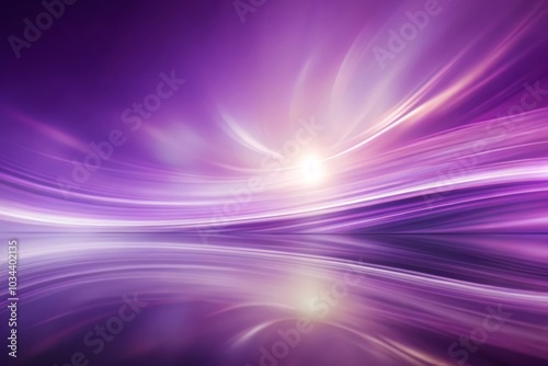 Abstract Purple Fluid Surface with Smooth Blur Effects