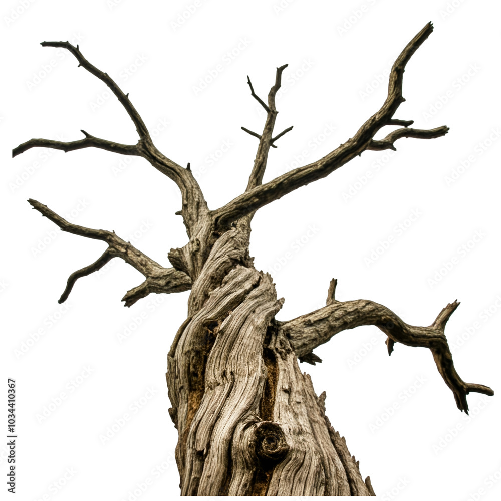 tree isolated on white. Leafless tree isolated on transparent background. PNG File Format tree isolated on white. Leafless tree isolated on transparent background. PNG File Format