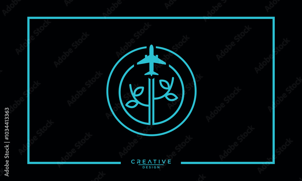 Travel Logo Design. airplane logo design graphic symbol icon vector Travel Logo Design. airplane logo design graphic symbol icon vector