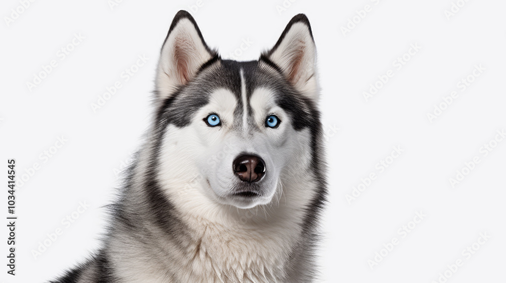 Husky Dog look in camera Husky Dog look in camera