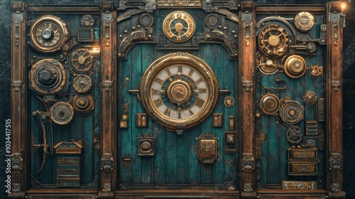 Wallpaper Mural Time machine slot game with steampunk design and bonuses Torontodigital.ca