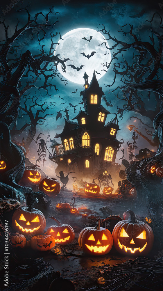 halloween background with pumpkin halloween background with pumpkin