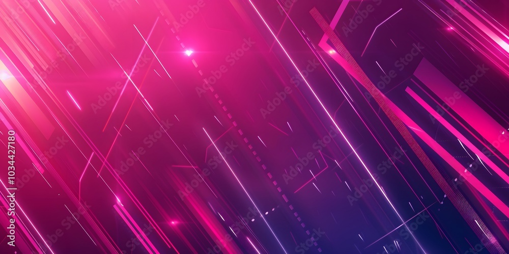 Dark pink abstract background with glowing arrow lines. Modern shiny blue geometric lines design. Technology futuristic concept. Horizontal banner template. Suit for cover, header, poster, banner, web Dark pink abstract background with glowing arrow lines. Modern shiny blue geometric lines design. Technology futuristic concept. Horizontal banner template. Suit for cover, header, poster, banner, web