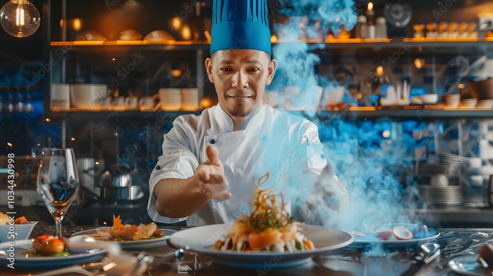 Joyful Chef in Trendy Eatery Creates Culinary Wonders Joyful Chef in Trendy Eatery Creates Culinary Wonders