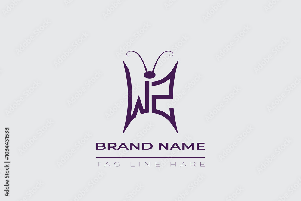 WZ Butterfly logo design. Butterfly initials W and Z line art logo template. This design can be used in cosmetics fashion and jewelry. WZ Butterfly logo design. Butterfly initials W and Z line art logo template. This design can be used in cosmetics fashion and jewelry.