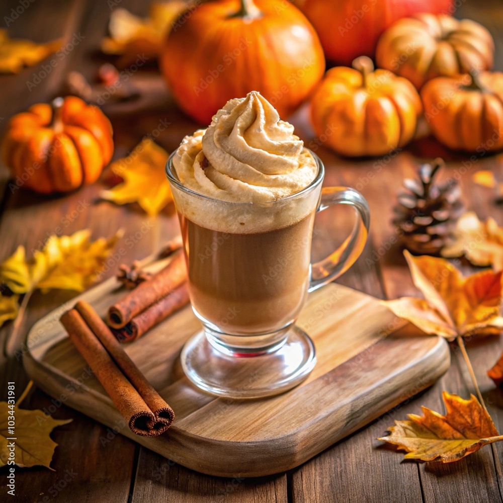 A Photo of a Pumpkin Chai Latte A Photo of a Pumpkin Chai Latte