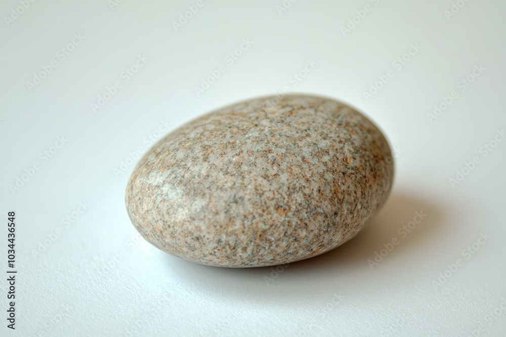 A Close-Up of a Smooth, Gray, Speckled Stone A Close-Up of a Smooth, Gray, Speckled Stone