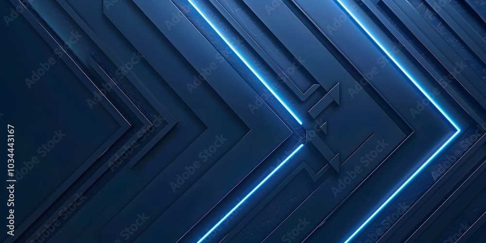 Dark blue abstract background with glowing arrow lines. Modern shiny blue geometric lines design. Technology futuristic concept. Horizontal banner template. Suit for cover, header, poster, banner, we
Dark blue abstract background with glowing arrow lines. Modern shiny blue geometric lines design. Technology futuristic concept. Horizontal banner template. Suit for cover, header, poster, banner, we