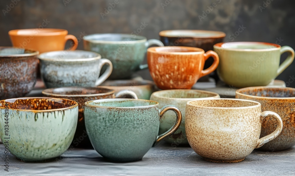 Coffee and tea cups Coffee and tea cups