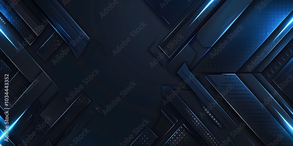Dark blue abstract background with glowing arrow lines. Modern shiny blue geometric lines design. Technology futuristic concept. Horizontal banner template. Suit for cover, header, poster, banner, we
Dark blue abstract background with glowing arrow lines. Modern shiny blue geometric lines design. Technology futuristic concept. Horizontal banner template. Suit for cover, header, poster, banner, we