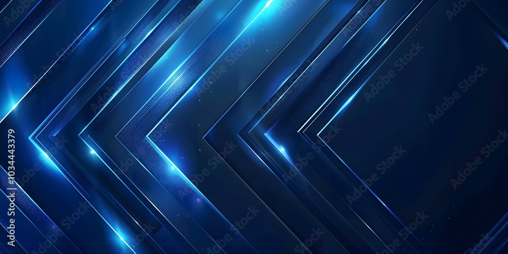 Dark blue abstract background with glowing arrow lines. Modern shiny blue geometric lines design. Technology futuristic concept. Horizontal banner template. Suit for cover, header, poster, banner, we
Dark blue abstract background with glowing arrow lines. Modern shiny blue geometric lines design. Technology futuristic concept. Horizontal banner template. Suit for cover, header, poster, banner, we