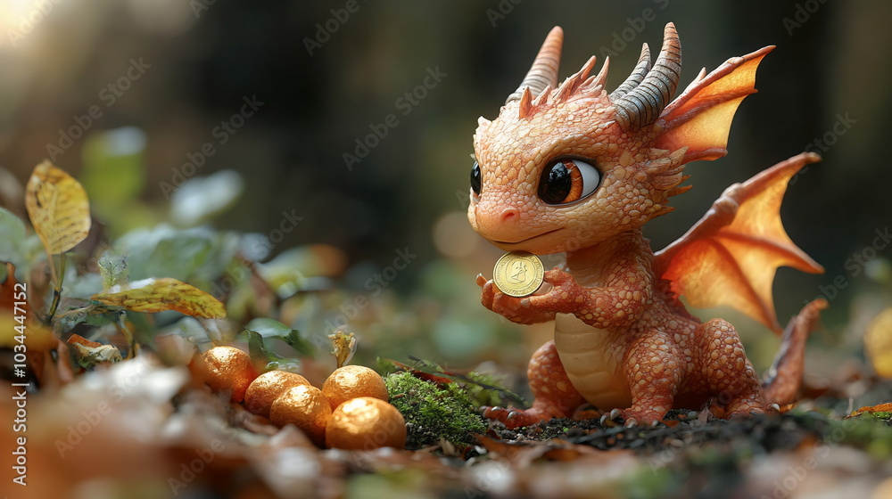 Golden Harvest with a Tiny Dragon's Treasure Adventure in the Garden Golden Harvest with a Tiny Dragon's Treasure Adventure in the Garden