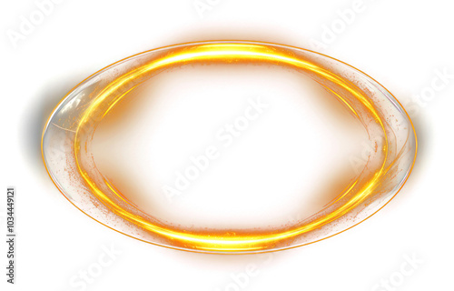 PNG Oval abstract jewelry yellow.