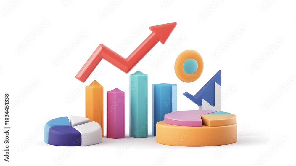 lying composition 3d icon, UI icon, a chart icon, bar chart has a rising arrow on it, bar chart, pie chart, a rising arrow, frosted glass, transparent, white background, transparent technology sense
lying composition 3d icon, UI icon, a chart icon, bar chart has a rising arrow on it, bar chart, pie chart, a rising arrow, frosted glass, transparent, white background, transparent technology sense