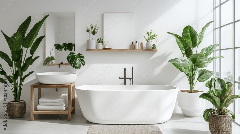 White wall, minimalist bathroom style and interior décor for residences, hotels, and workplaces White wall, minimalist bathroom style and interior décor for residences, hotels, and workplaces
