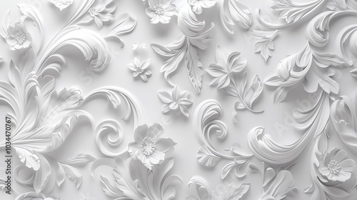 Fine white paper backdrop, highlighting the delicacy and precision of artistic craftsmanship