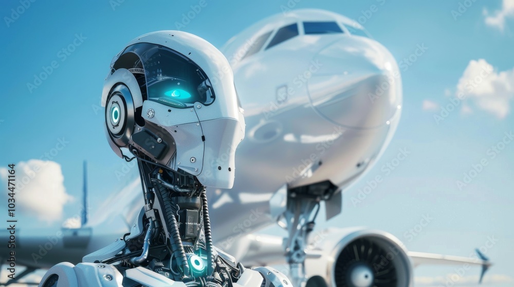 Autonomous robot ensuring the airworthiness of an aircraft Autonomous robot ensuring the airworthiness of an aircraft