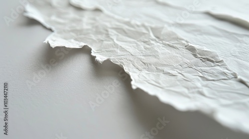 Fine white paper backdrop, highlighting the delicacy and precision of artistic craftsmanship