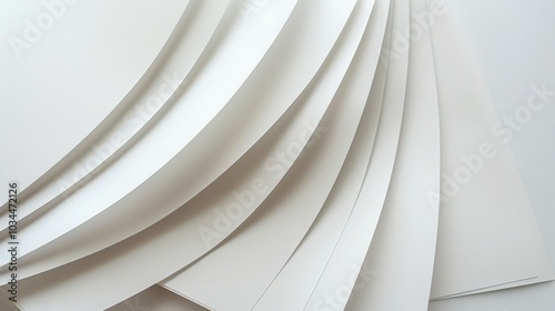 Fine white paper backdrop, highlighting the delicacy and precision of artistic craftsmanship