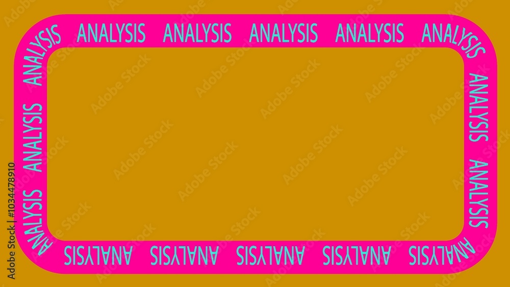 Border frame with patterns.Abstract backdrop 4k.Frame for video. Border frame with patterns.Abstract backdrop 4k.Frame for video.