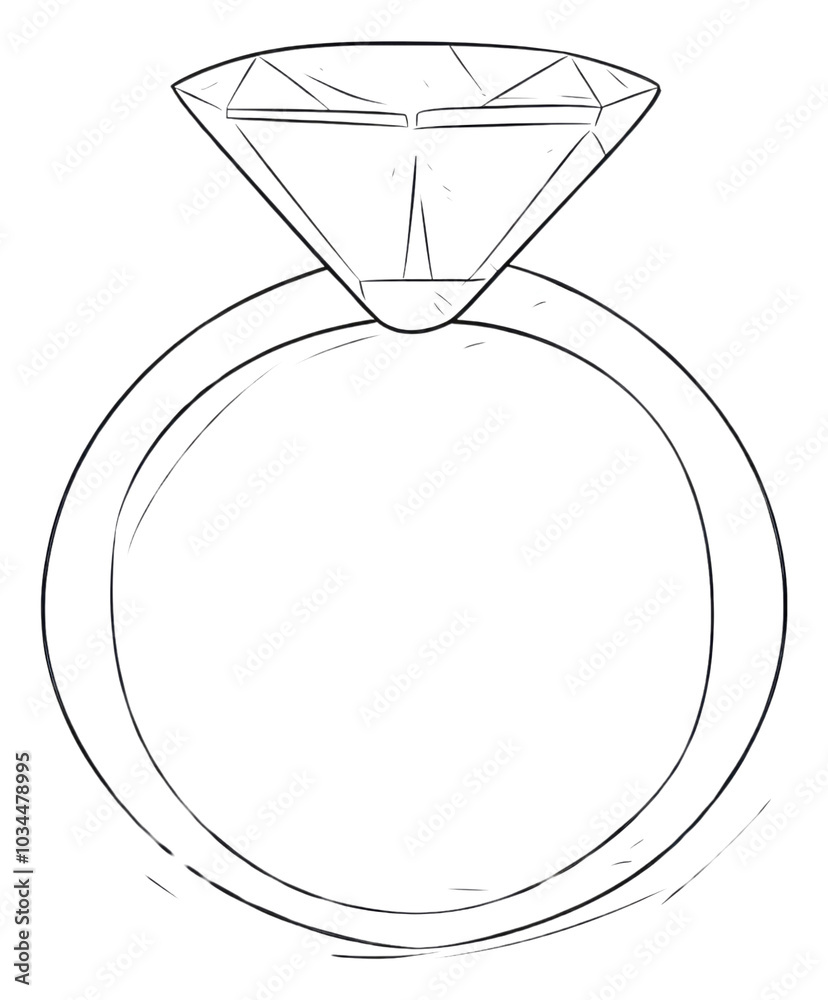 PNG Ring diamond jewelry sketch line. PNG Ring diamond jewelry sketch line.