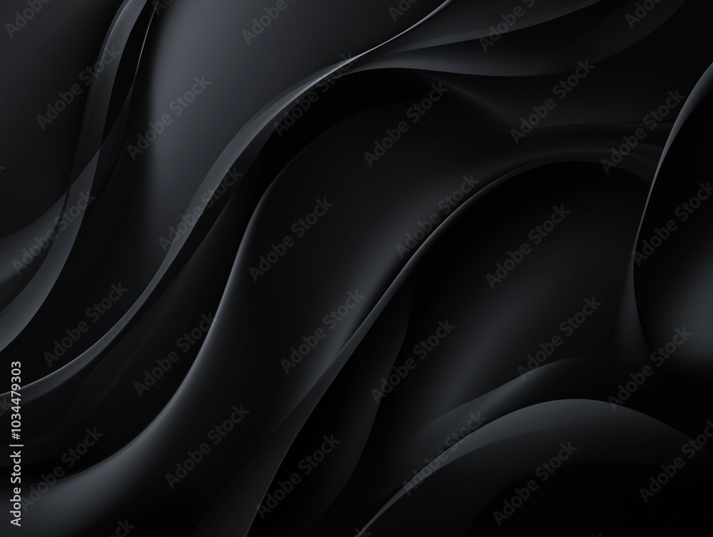 Obraz premium Black futuristic design background