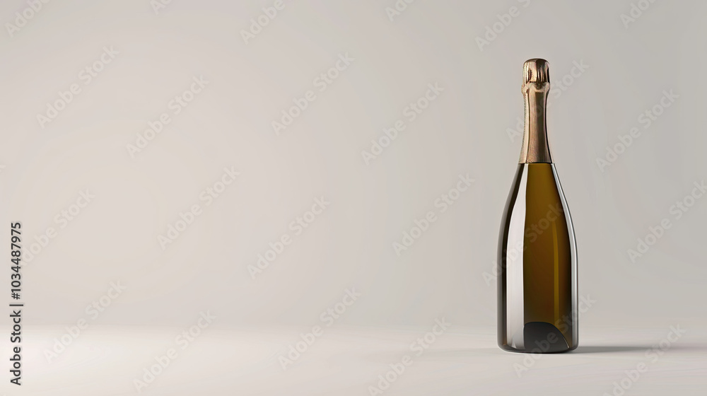 Champagne Bottle Mockup, high-end and customizable with realistic high-resolution rendering, ideal for branding, packaging design, and luxury presentations, AI Generative Champagne Bottle Mockup, high-end and customizable with realistic high-resolution rendering, ideal for branding, packaging design, and luxury presentations, AI Generative