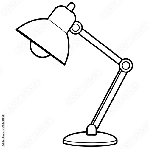 a desk lamp