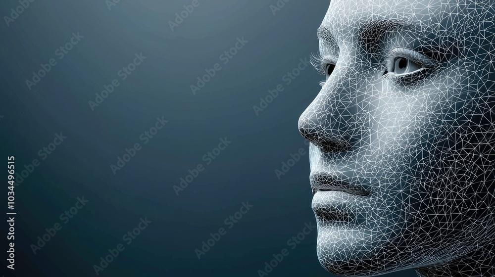 Facial scan: advanced biometric line, the detailed integration of cutting-edge technology, ensuring secure identification, and enhancing precision in modern applications of security protocols Facial scan: advanced biometric line, the detailed integration of cutting-edge technology, ensuring secure identification, and enhancing precision in modern applications of security protocols
