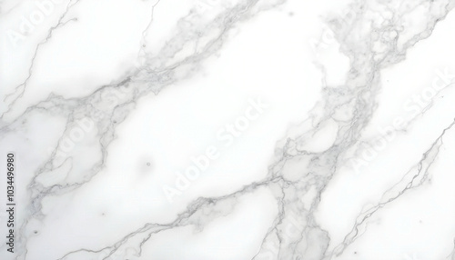 Smooth white marble flooring with dramatic grey veining, creating an elegant and sophisticated atmosphere, ideal for luxurious interiors and modern design