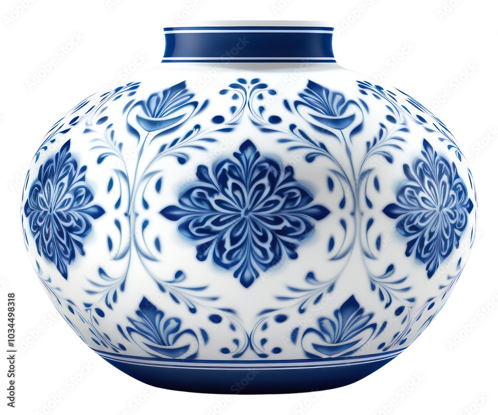 PNG Flower vase porcelain pottery pattern. PNG Flower vase porcelain pottery pattern.
