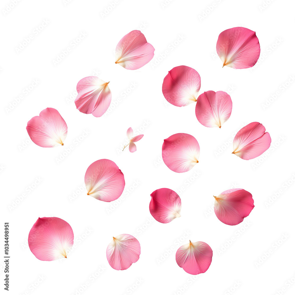 pink rose petals png, falling rose petals, pink petals falling, petals isolated on transarent background