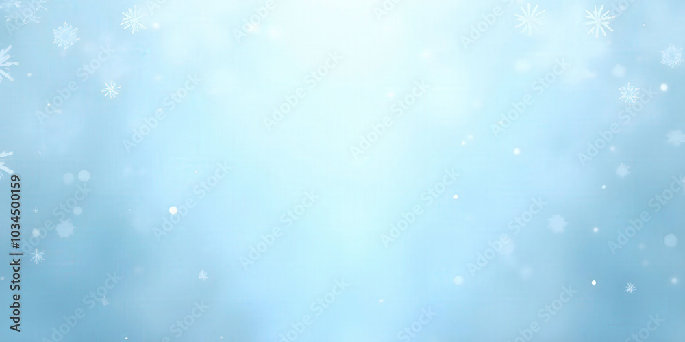 Soft falling snow banner featuring a light blue background with delicate snowflakes gently cascading, creating a serene winter atmosphere perfect for seasonal celebrations Soft falling snow banner featuring a light blue background with delicate snowflakes gently cascading, creating a serene winter atmosphere perfect for seasonal celebrations