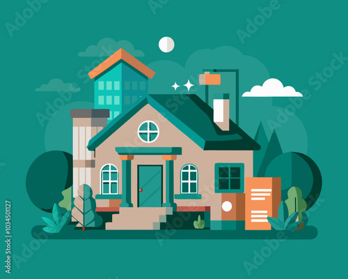 Drawing a mortgage illustration