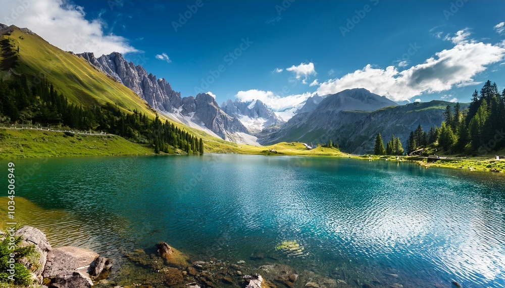 lake in the mountains lake in the mountains