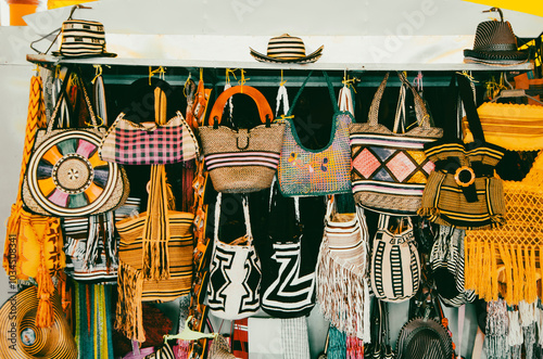 Handicrafts of all kinds in Lorica, Cordoba, Colombia. photo