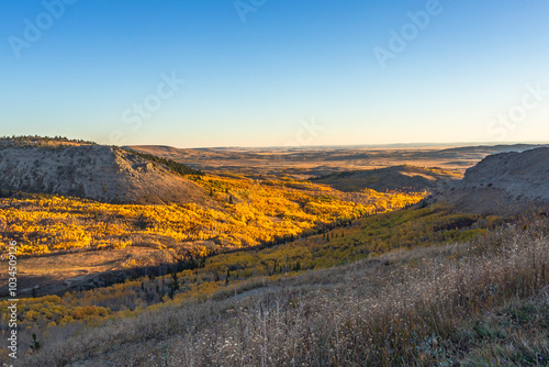 Montana's vast landscape in the fall