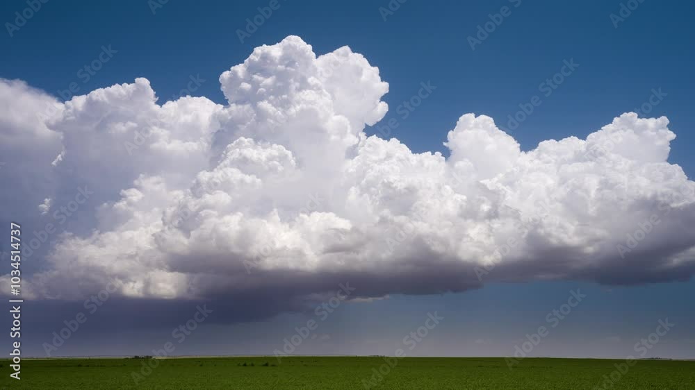 Building storm clouds bubble into the atmosphere on summer day Building storm clouds bubble into the atmosphere on summer day