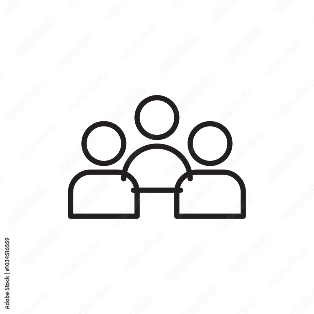 Community icon Simple thin outline Community icon Simple thin outline