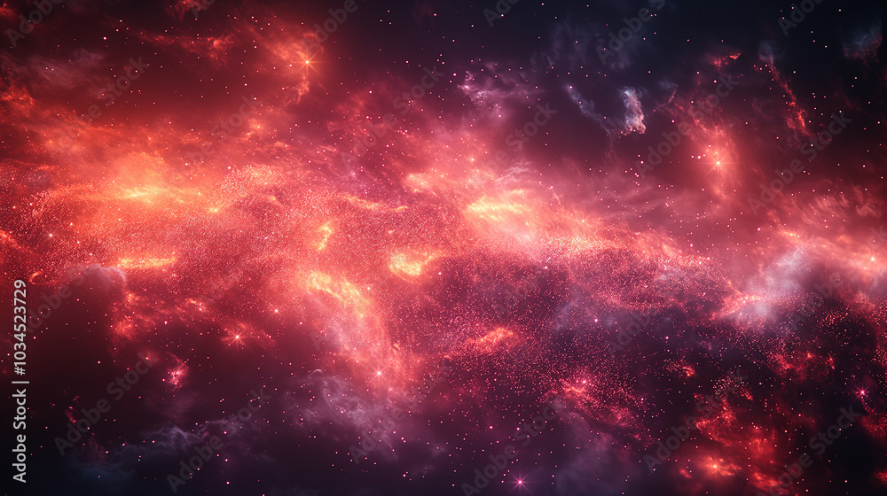 Naklejka premium space galaxy background