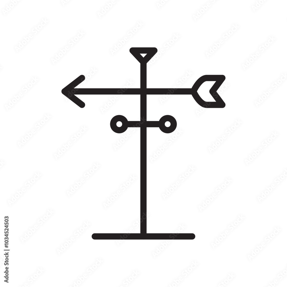 Veleta icon Simple thin outline Veleta icon Simple thin outline