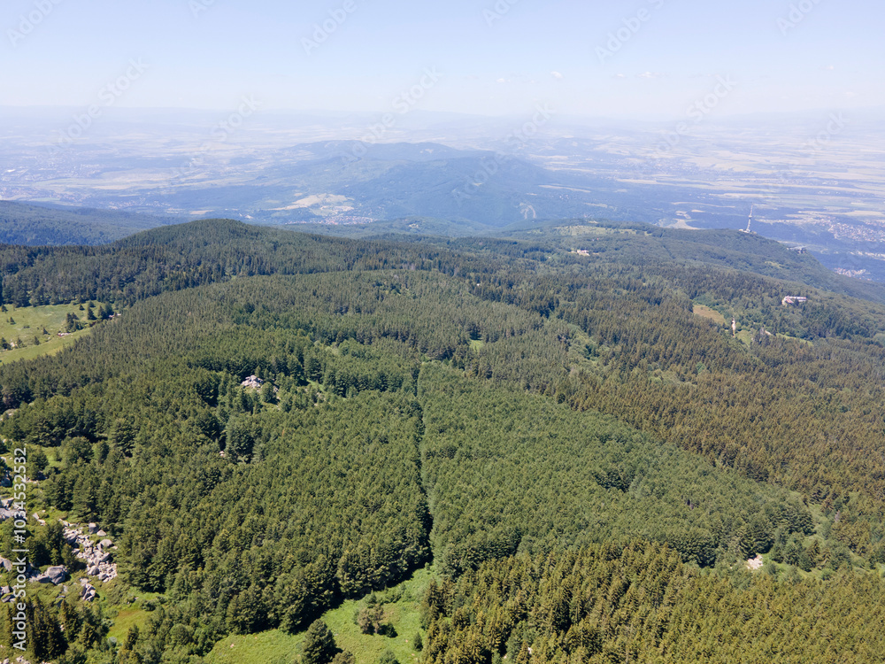 Fototapeta premium Vitosha Mountain near Kamen Del Peak, Bulgaria