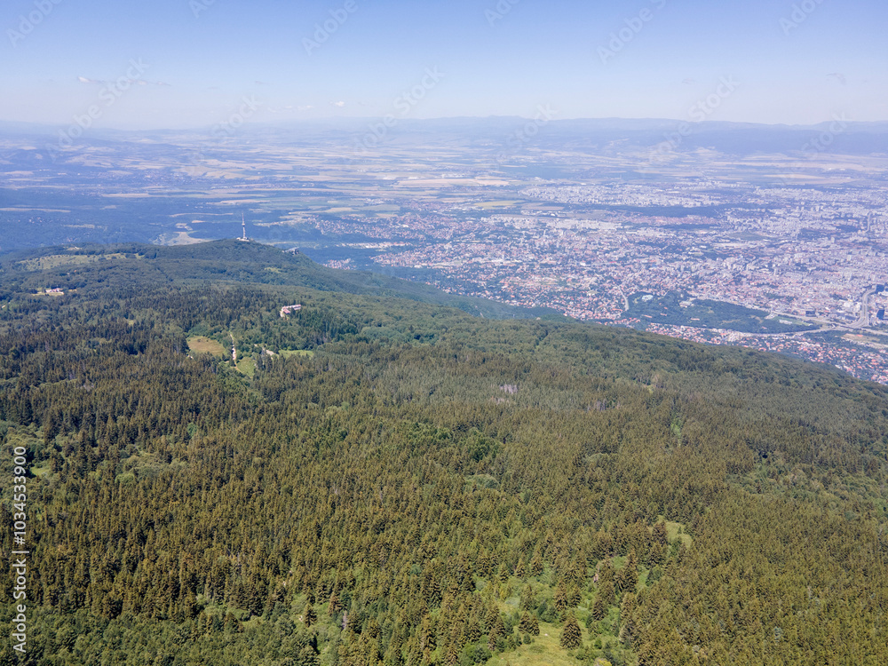 Obraz premium Vitosha Mountain near Kamen Del Peak, Bulgaria