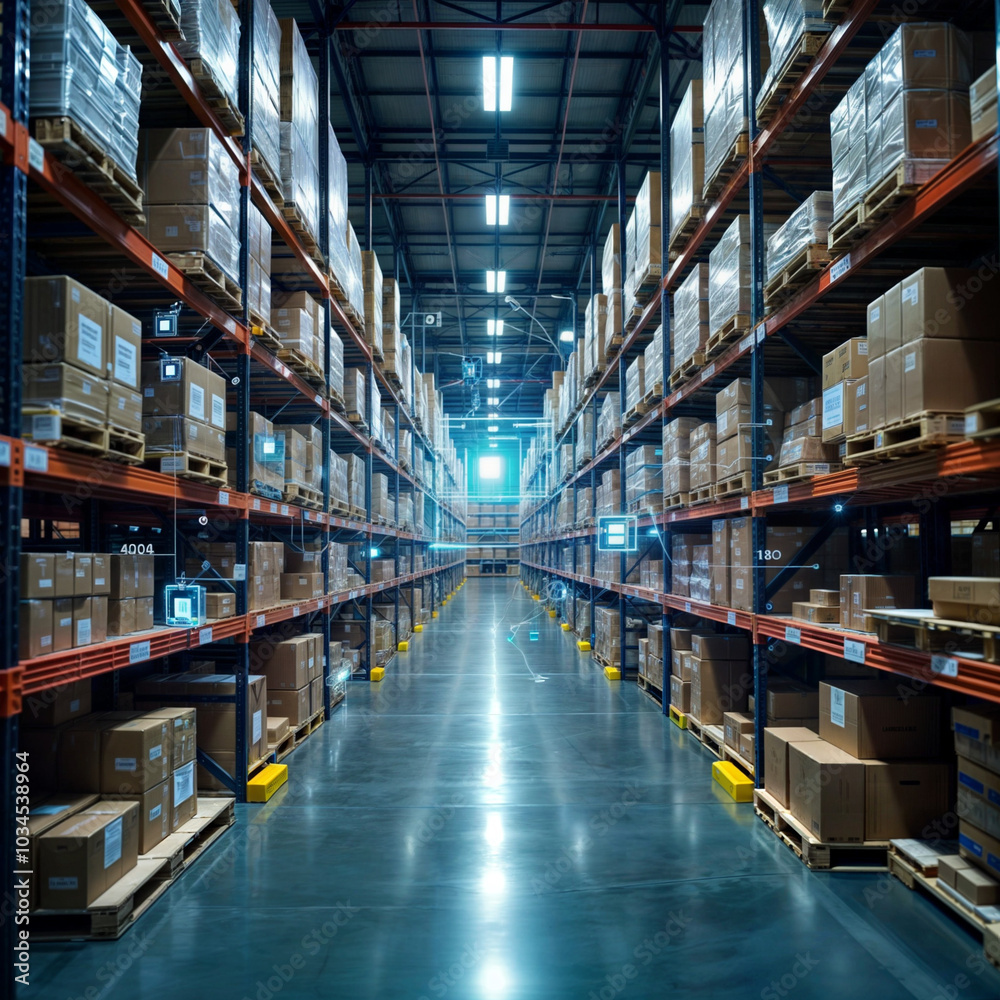 Infographic on enhancing warehouse efficiency with tips for layout, inventory control, and workflow improvements. Infographic on enhancing warehouse efficiency with tips for layout, inventory control, and workflow improvements.