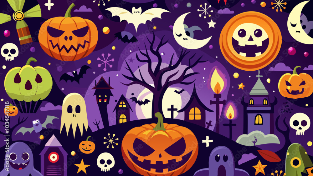 halloween background with pumpkins halloween background with pumpkins