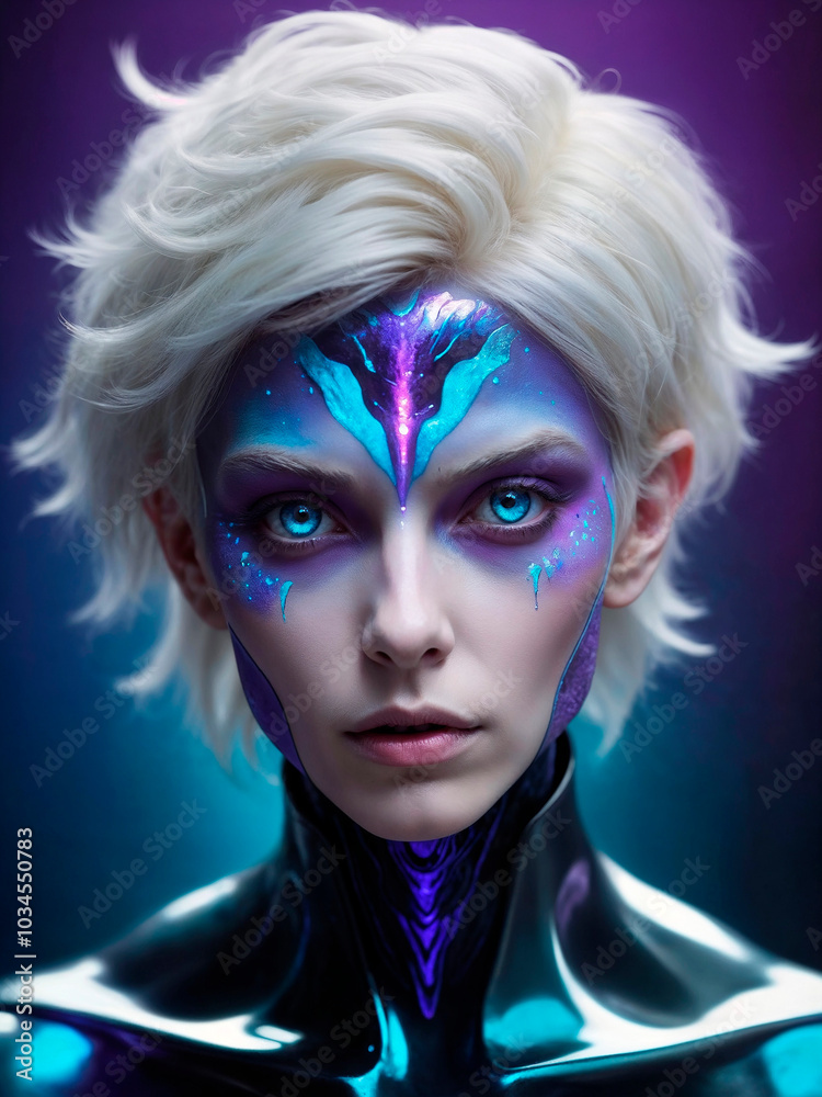 Naklejka premium Humanoid Ethereal