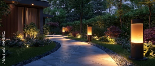 Modern Outdoor Path Lighting-Architectural Lighting Design for Gardens