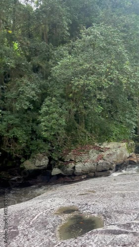 Río en la selva de la Sierra Nevada de Colombia